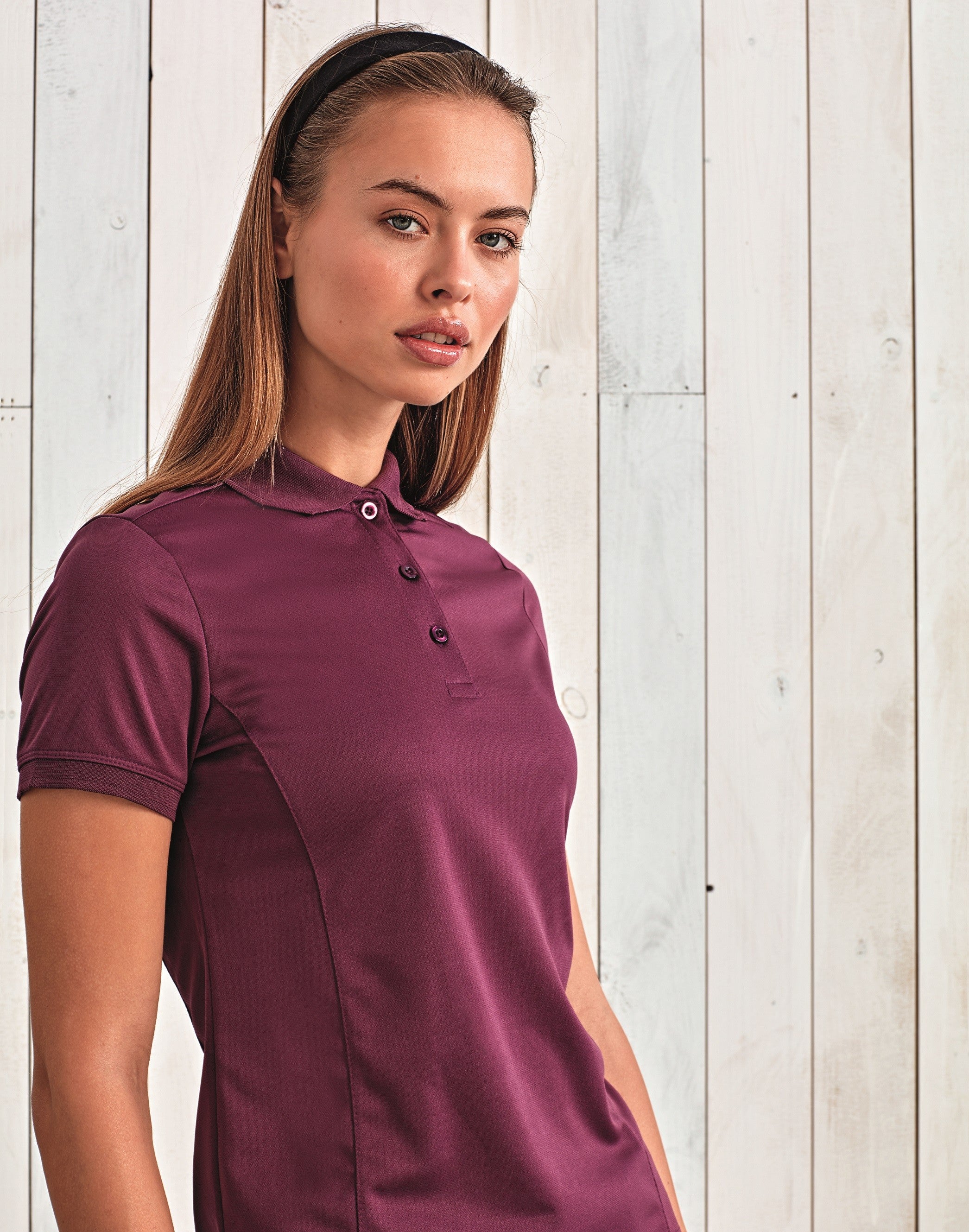 Women's Coolchecker Pique Polo | RED